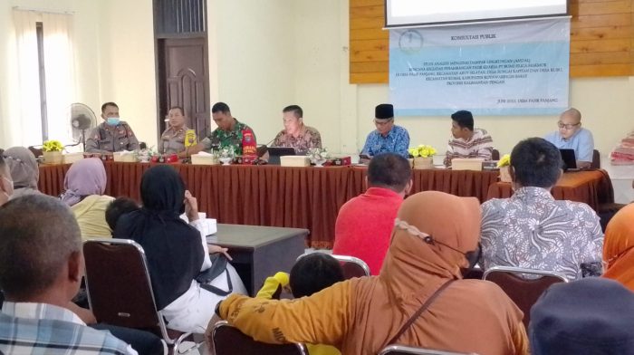 PT BSM dan PT BKEB Sosialisasikan AMDAL Tambang Pasir Kuarsa di Pangkalan Bun