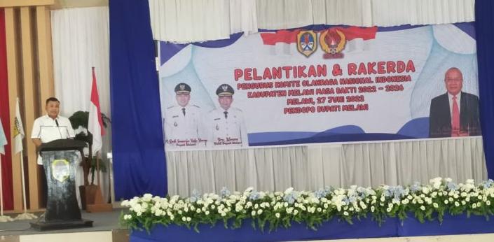 Sambut Ajang Porprov, Bupati Melawi : Optimalkan Atlet Lokal Jangan Bawa Pemain Luar