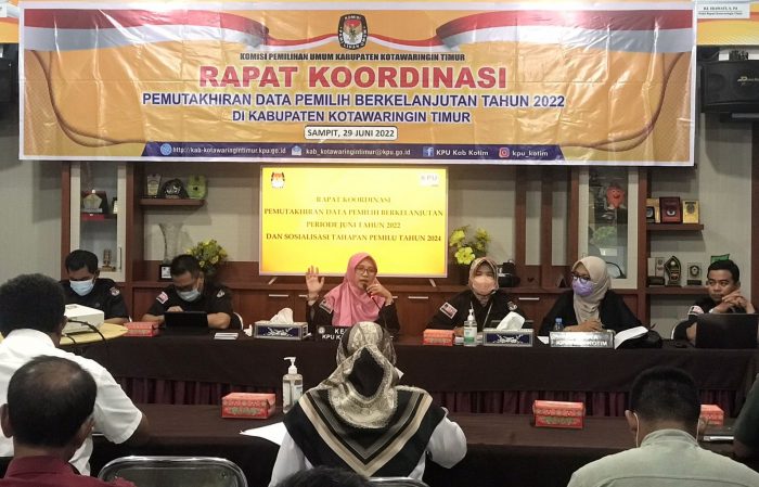 KPU Kotim Sebut DPT Periode April-Juni 2022 Bertambah, Ini Jumlahnya