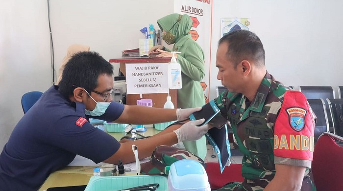 Donor Darah, Cara Kodim 1201/Mph Peringati HUT Kodam XII/Tpr