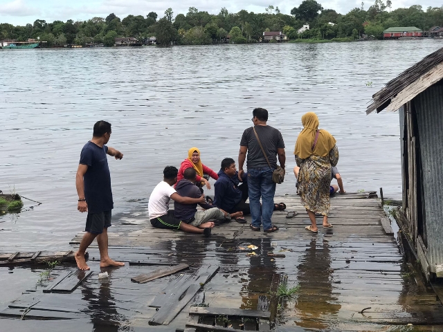 Ibu Rumah Tangga Menghilang Saat Mencuci di Sungai Mentaya, Diduga Tenggalam
