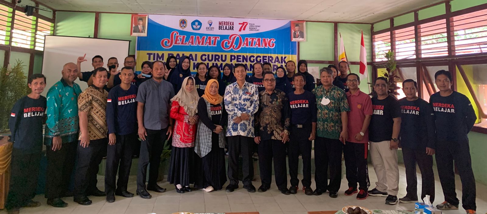 Terpilih Jadi Sekolah Penggerak, SMPN 1 Belimbing Dikunjungi Tim BGP Kalbar