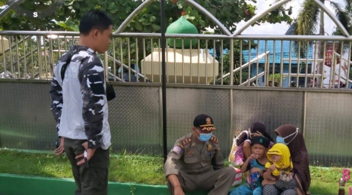 Satpol PP dan Dinsos Kobar Amankan Empat Gepeng yang Berkeliaran di Pangkalan Bun