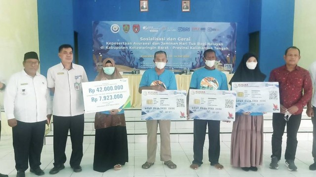Dinas Perikanan Kobar Dorong Para Nelayan Miliki Asuransi dan JHT