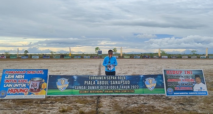 Wakil Bupati Sukamara Buka Gelaran Turnamen Olahraga Piala Abdul Sanapsud