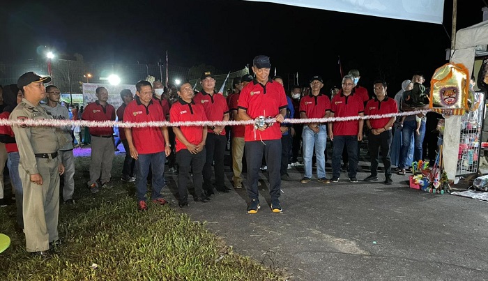 Bupati Windu Subagio Buka Wisata Kuliner KNPI Sukamara