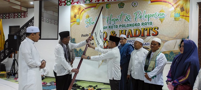 Wali Kota Lepas Kafilah Palangka Raya Ikuti MTQ ke-XXX Provinsi Kalteng