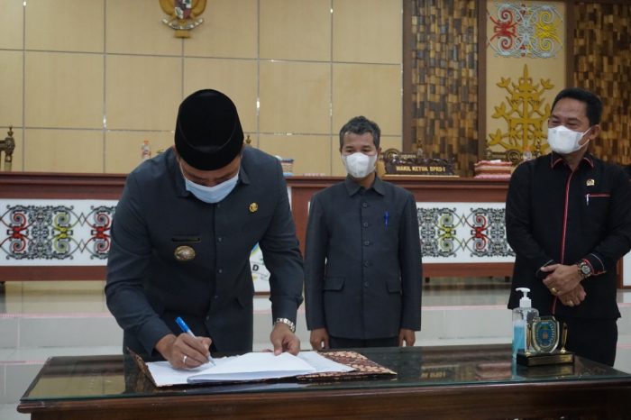 Bupati Lamandau Setujui Ranperda Pertanggungjawaban APBD 2021