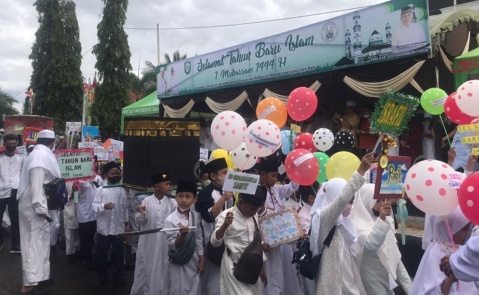Pawai Peringatan Satu Muharram di Sampit Berlangsung Meriah