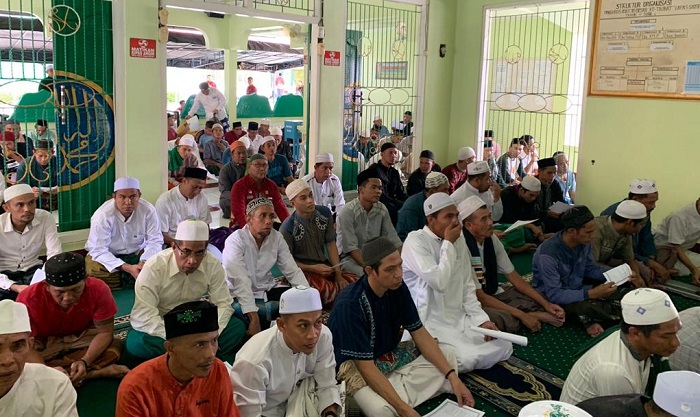 Sambut Satu Muharram, Warga Binaan dan Pegawai Lapas Sampit Gelar Salat Hajat