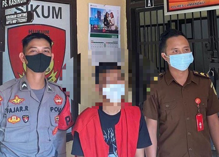 Satreskrim Polres Lamandau Serahkan Tersangka Kasus Penggelapan ke Kejari