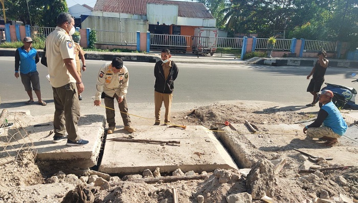 Besok, Satpol PP Kotim akan Cek Trotoar yang Dibongkar Pemilik Ruko
