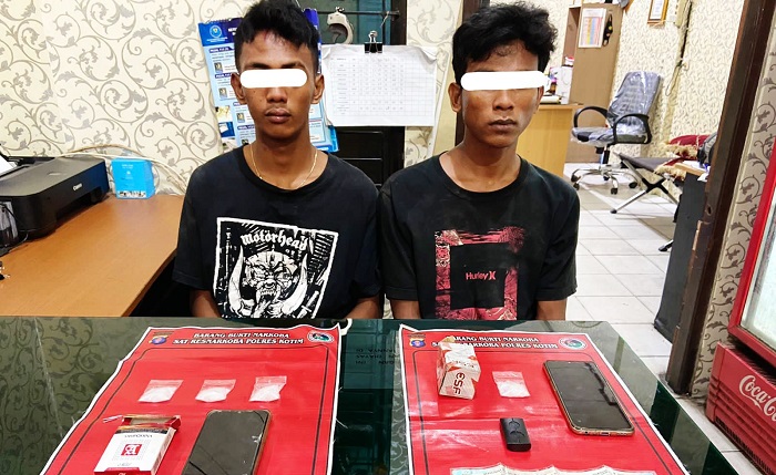 Diringkus Polisi, Dua Pemuda di Sampit Keok