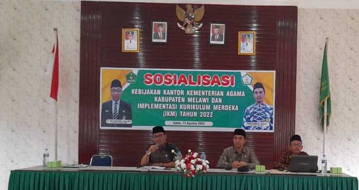 Kemenag Melawi Sosialisasi Implementasi Kurikulum Merdeka