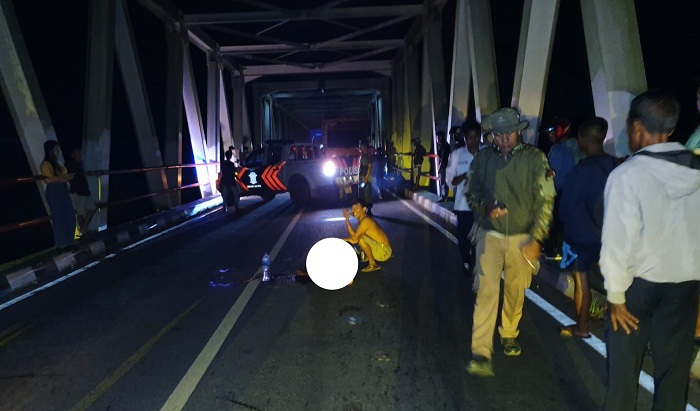 Polsek Kota Besi Dalami Dugaan Bunuh Diri di Jembatan Bajarum