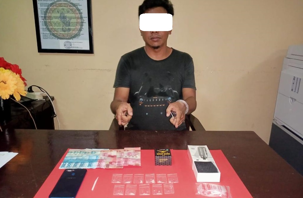Simpan 11 Paket Sabu, Pemuda di Sampit Ditangkap Polisi