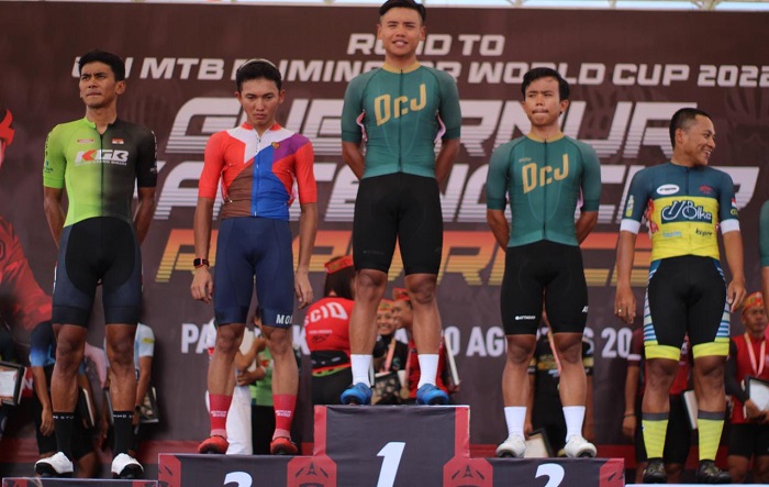 Ini Daftar Juara Men Elite Gubernur Kalteng Cup Road Race 2022