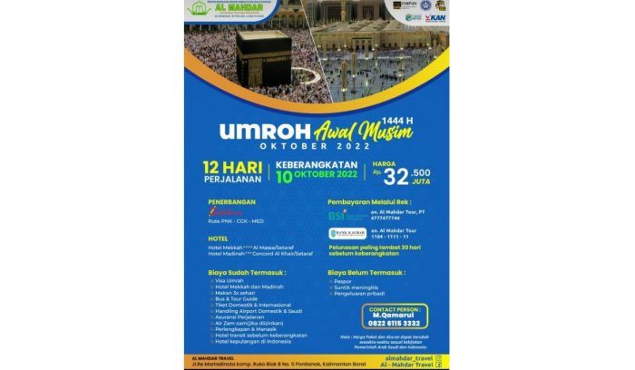 Ribuan Jamaah Umroh Gunakan Travel Almahdar