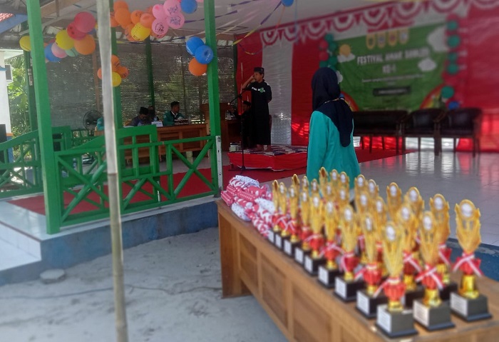 Mahasiswa KKN Desa Sungai Tabuk Adakan Festival Anak Soleh