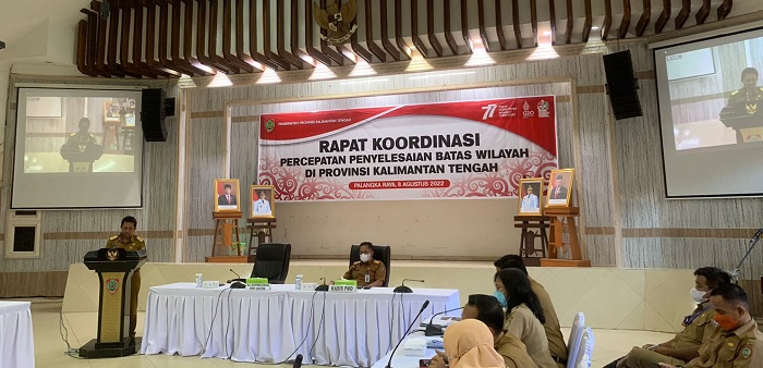 Seluruh Persoalan Batas Wilayah di Kalteng Ditargetkan Selesai pada 2023