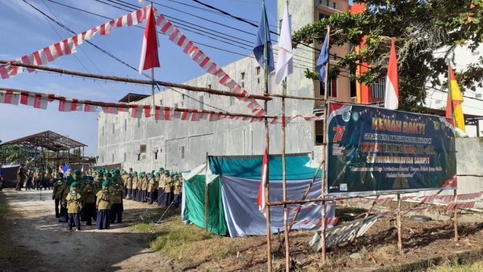 Ratusan Siswa SD Muhammadiyah Sampit Ikuti Kemah Bakti