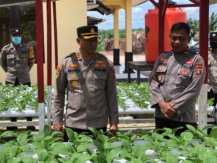 Kunjungi Polsek Sematu Jaya, ini Pesan dari Kapolres Lamandau