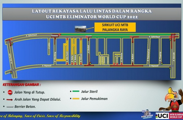 Besok Jalan Depan Stadion Tuah Pahoe Ditutup, Ini Alternatif Jalurnya
