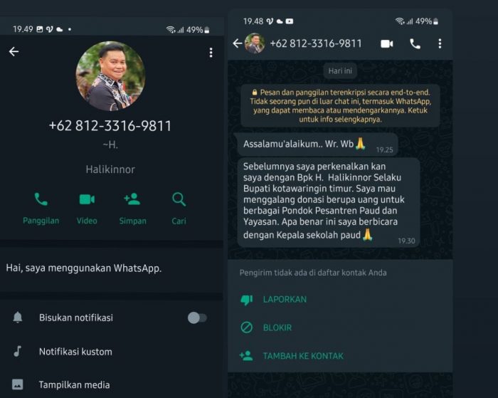 Modus Galang Dana Pendidikan, Penipu Berani Catut Nama Bupati Kotim