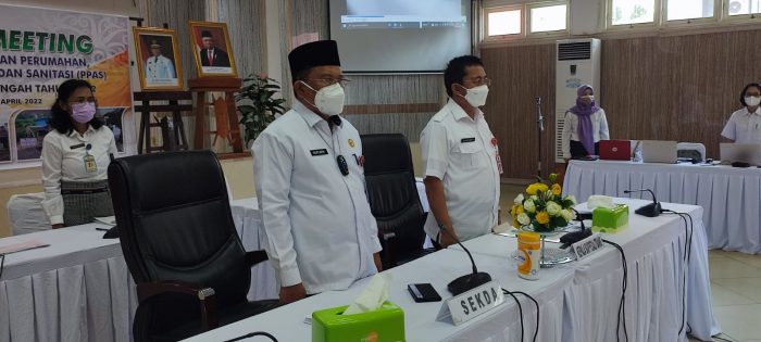 Meeting Program Pembangunan Perumahan, Permukiman, Air Minum dan Sanitasi Provinsi Kalteng Tahun 2022 Resmi Dibuka