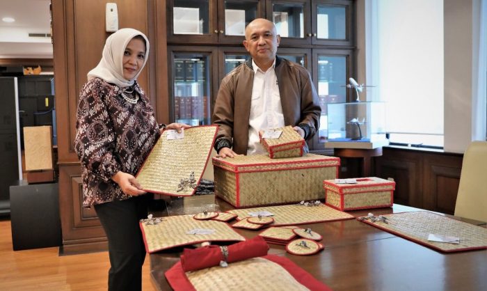 Produk Kerajinan Bahan Dasar Purun dari Kalteng Tembus Pasar Internasional
