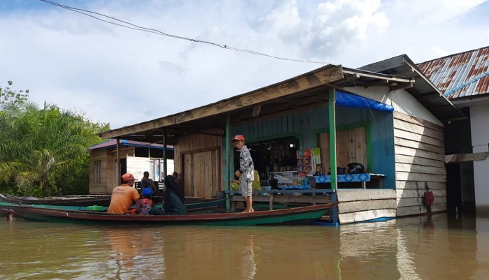 Banjir Rendam 100 Rumah di Desa Hanjalipan
