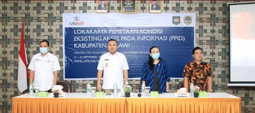 USAID ERAT Gelar Lokakarya Kondisi Eksisting Akses pada Informasi PPID Melawi