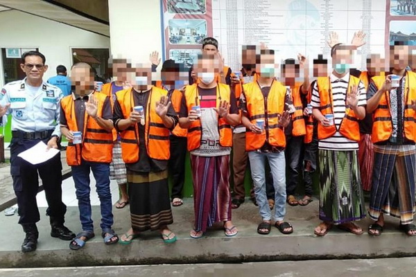 Pegawai dan WBP Lapas Klas IIB Sampit Dites Urine, Hasilnya Negatif