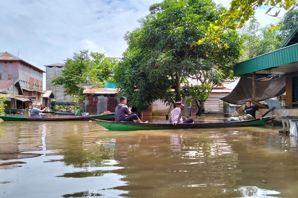 Curah Hujan Tinggi, 341 Rumah di Kecamatan Parenggean Terendam Banjir