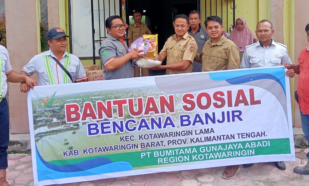 BGA Group Salurkan Bantuan untuk Korban Banjir di Kecamatan Kotawaringin Lama dan Kumai