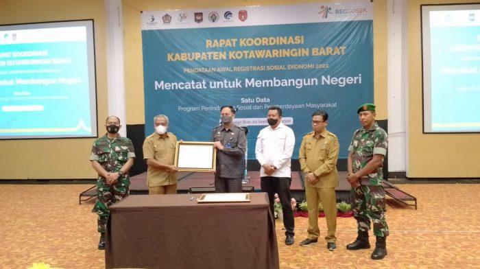 BPS Kobar Gelar Rakor Pendataan Awal Regsosek 2022, Bulan Depan Dimulai