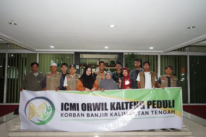 Peduli Korban Banjir di Kobar, ICMI Kalteng Kirim Logistik dan Relawan