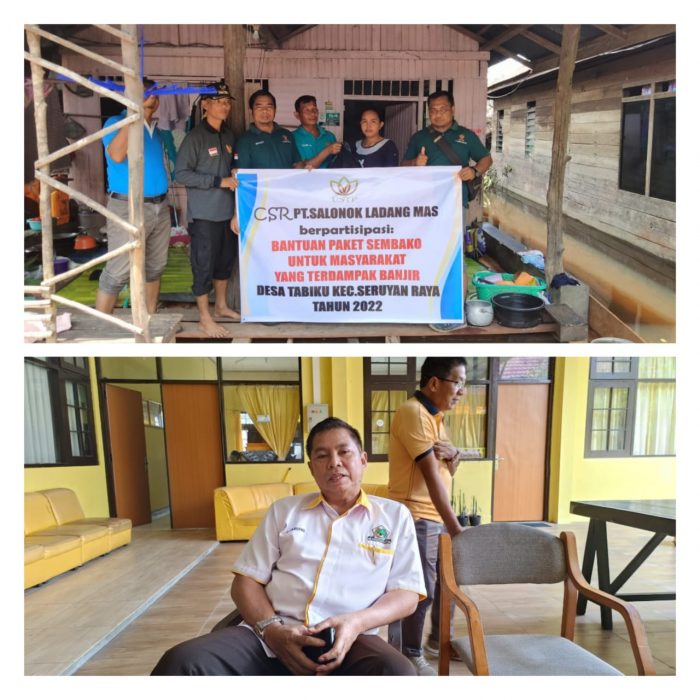 Bantuan untuk Korban Banjir dari PT SLM dan USTP Group Diapresiasi Anggota Dewan dan Kades