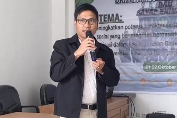 Buka Orientasi BEM UPR, Aprianto: Pemimpin Harus Mampu Membuat Perubahan Cepat