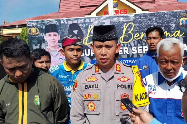 Kapolres Berharap Tragedi Kanjuruhan Tidak Terjadi di Kobar