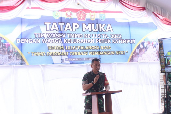 Paparkan Capaian TMMD, Dandim: Sudah 30 Persen