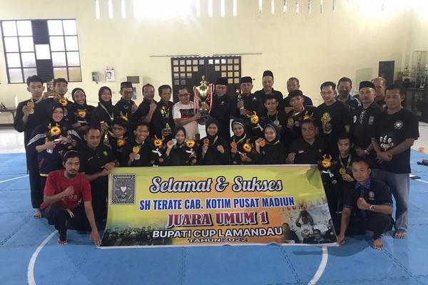 PSHT Kotim Borong Juara Pencak Silat Bupati Lamandau Cup 1 2022