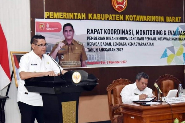 Pj Bupati Harap Dana Hibah Dialokasikan Pemkab Kobar Bisa Terserap Maksimal