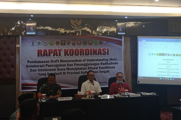 Bahas Radikalisme dan Intoleransi, Polda Kalteng Gelar Rakor Bersama Stakeholders