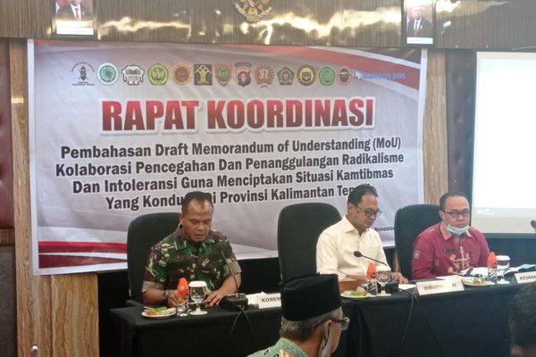 Korem 102 Dukung Polda Kalteng Cegah Radikalisme dan Intoleransi di Kalteng 