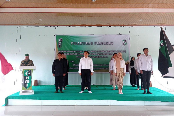 Pengurus HMI Koorkom dan Komisariat se-UPR Resmi Dilantik