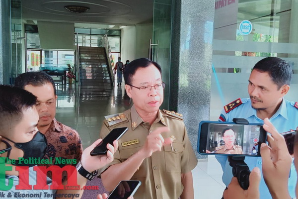Median di Jalan Soekarno-Hatta Kasongan akan Dibangun Bertahap