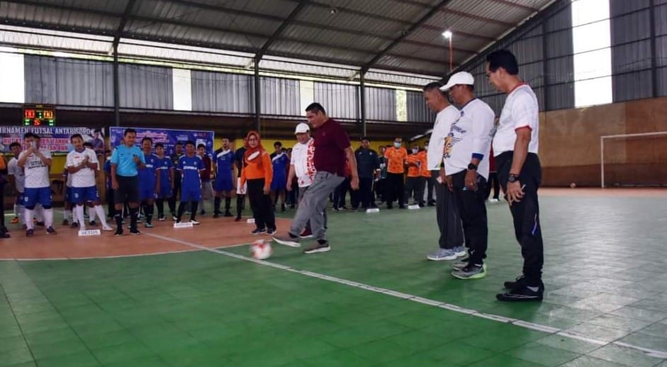 Peringatan HUT ke-51 KORPRI, Pemkab Kobar Gelar Turnamen Futsal Antar SKPD