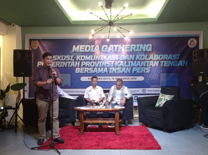 Diskominfosantik Kalteng Gelar Diskusi Bersama Insan Pers, Kadis: Kolaborasi Bersama Media Sangat Penting 