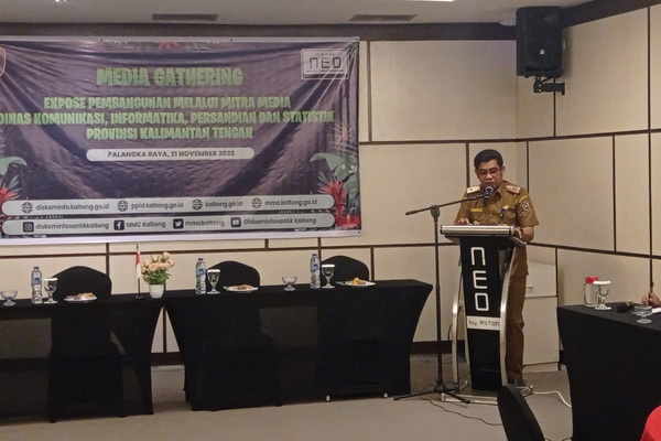 Bahas Pembangunan Kalteng Bersama Insan Pers, Diskominfosantik Gelar Media Gathering